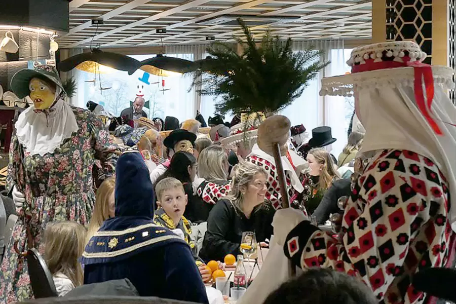 Was für nes Gwusel im Restaurant zum Acher, so schöjn!