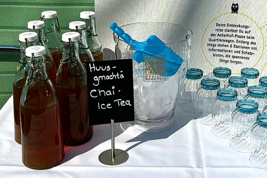 Speziell für das Frühlings-Ballonfest kreiert: «Acherhof-Frühlingstee».